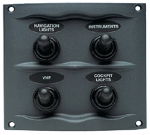 BEP Marine 4 Switch Panel Splash Proof